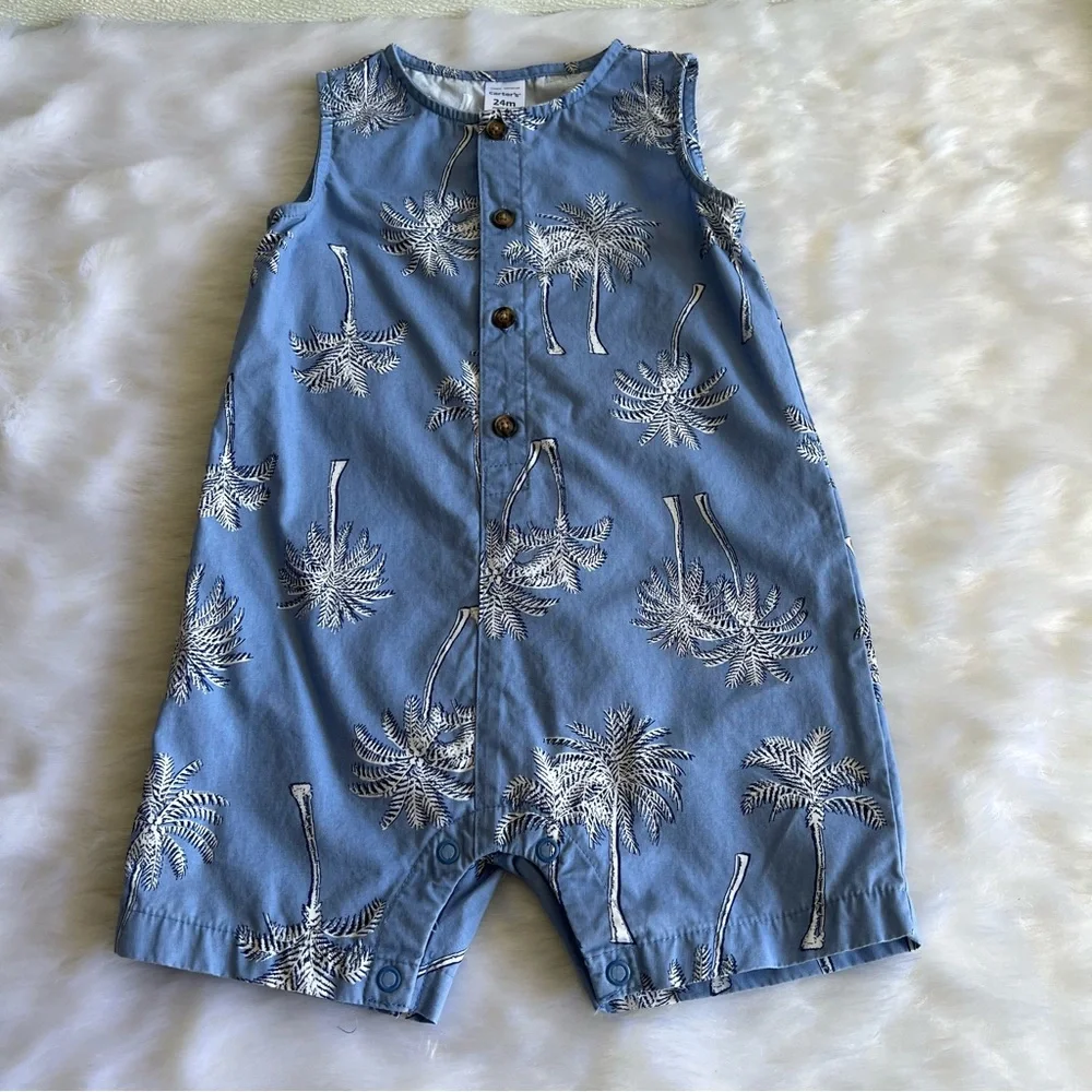 Baby Palm Tree Romper 24 Months‎
